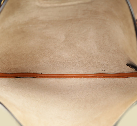 Fendi Brandy Brown Croissant Hobo Bag