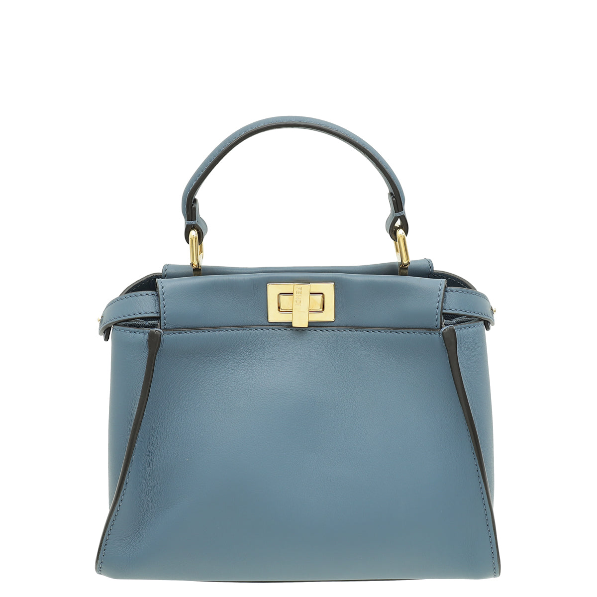 Fendi Dark Blue Peekaboo Mini Bag