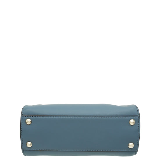 Fendi Dark Blue Peekaboo Mini Bag