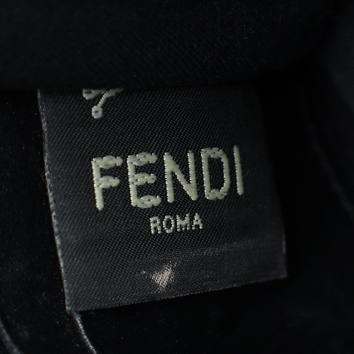 Fendi Black Medium Envelope Wallet on Chain