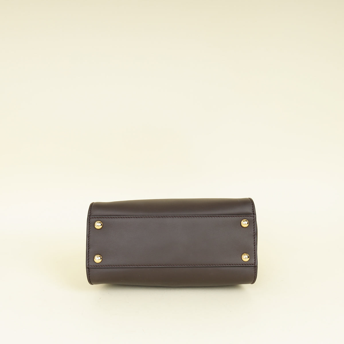 Fendi Dark Chocolate Peekaboo Mini Bag