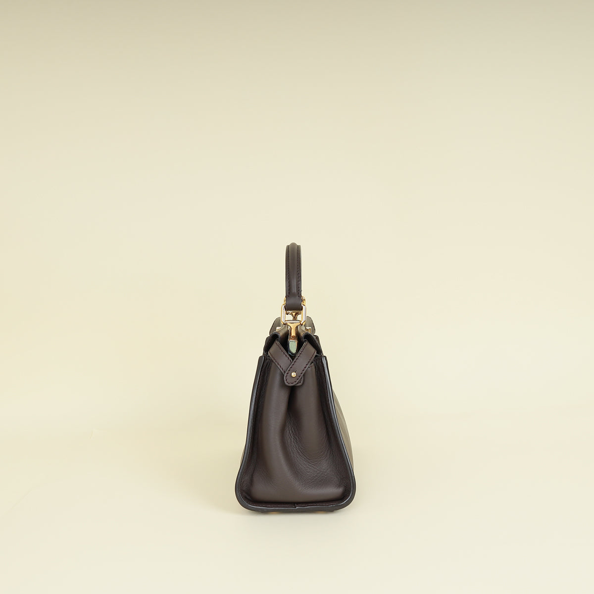 Fendi Dark Chocolate Peekaboo Mini Bag