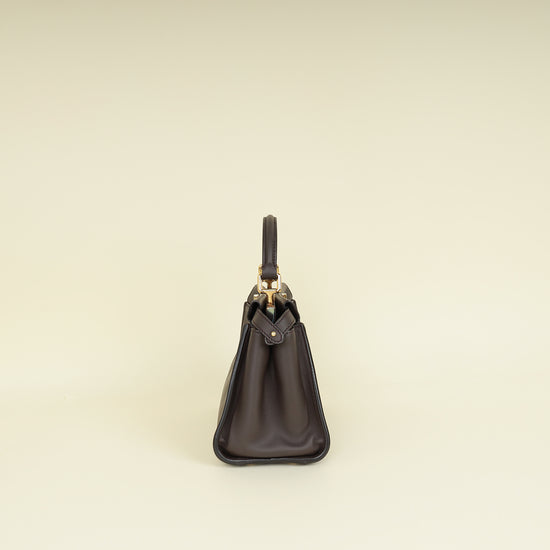 Fendi Dark Chocolate Peekaboo Mini Bag