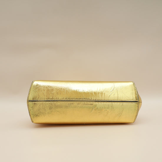 Fendi Gold First Small Laminated Bag-Fendi-THE CLOSET