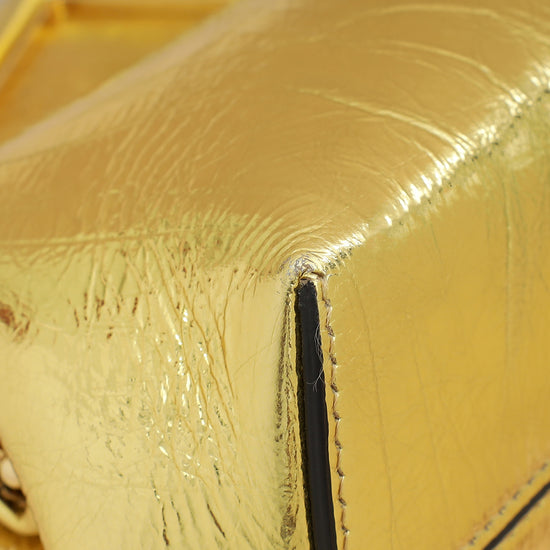 Fendi Gold First Small Laminated Bag-Fendi-THE CLOSET