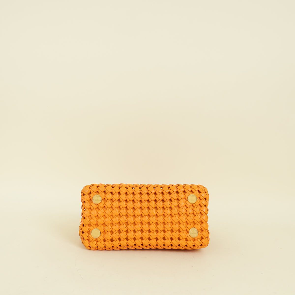 Fendi Orange Peekaboo Mini Bag