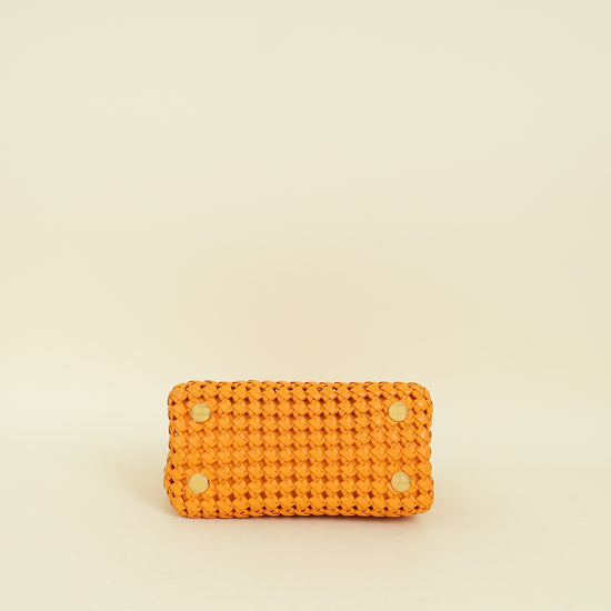Fendi Orange Peekaboo Mini Bag