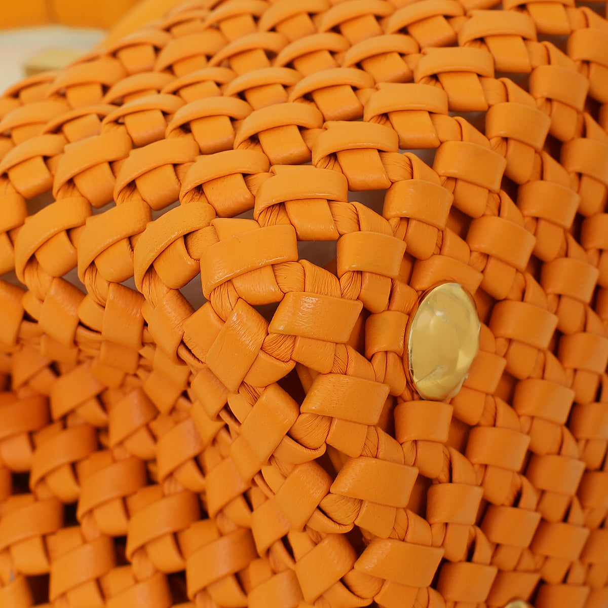 Fendi Orange Peekaboo Mini Bag