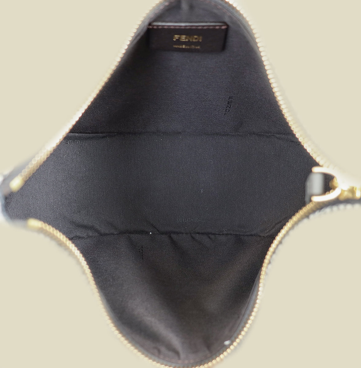 Fendi Grey Houndstooth Fendigraphy Hobo Bag