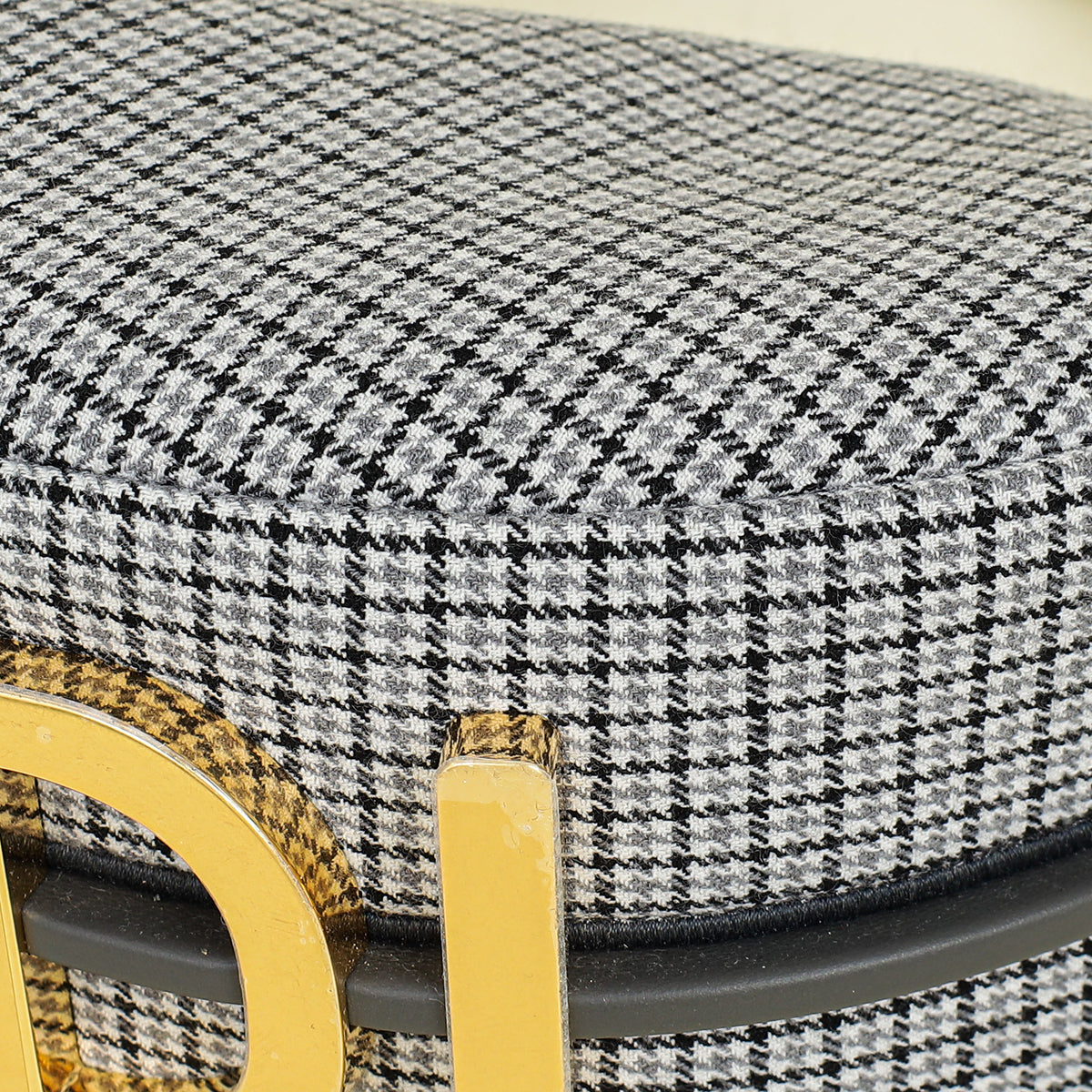 Fendi Grey Houndstooth Fendigraphy Hobo Bag