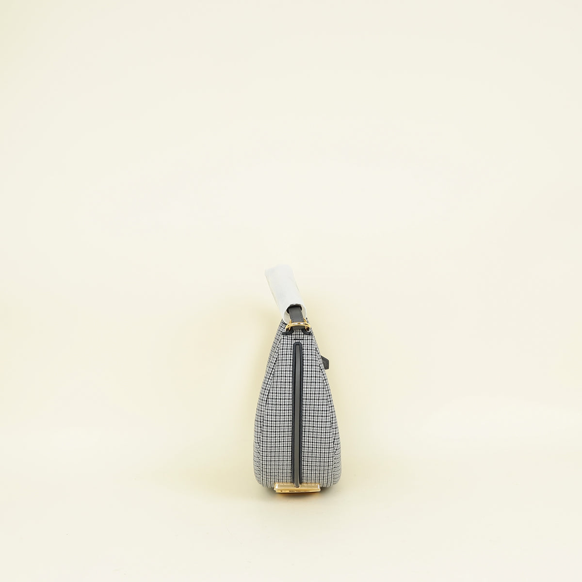 Fendi Grey Houndstooth Fendigraphy Hobo Bag