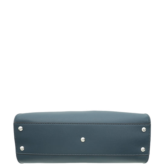 Fendi Navy Blue Peekaboo Regular Bag