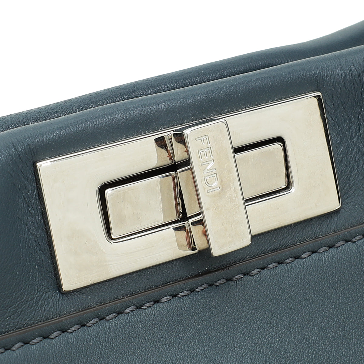 Fendi Navy Blue Peekaboo Regular Bag