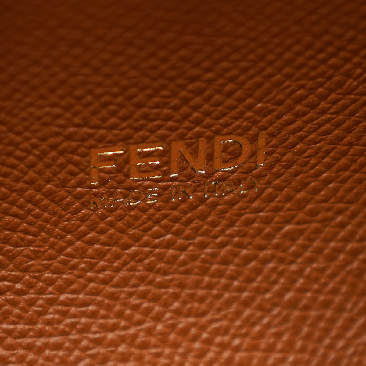 Fendi Brown Tan Pomodorino Mini Bag