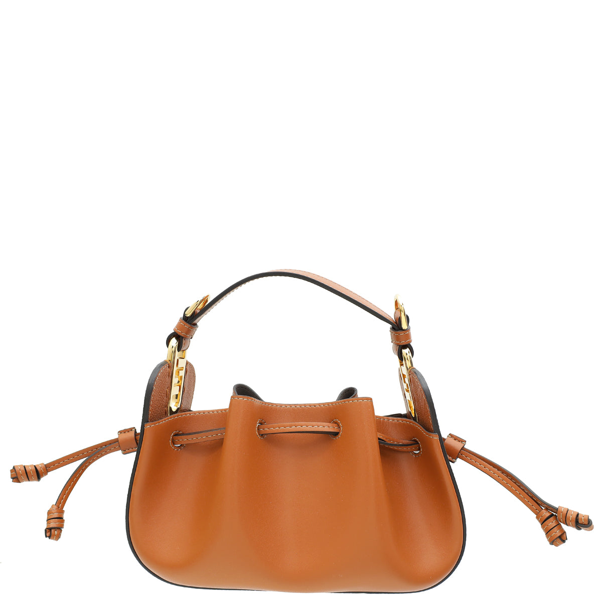 Fendi Brown Tan Pomodorino Mini Bag-Fendi-THE CLOSET