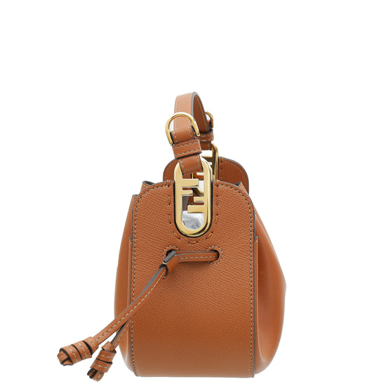 Fendi Brown Tan Pomodorino Mini Bag