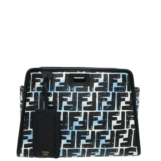 Fendi Black Logo Print  Peekaboo Defender Cover