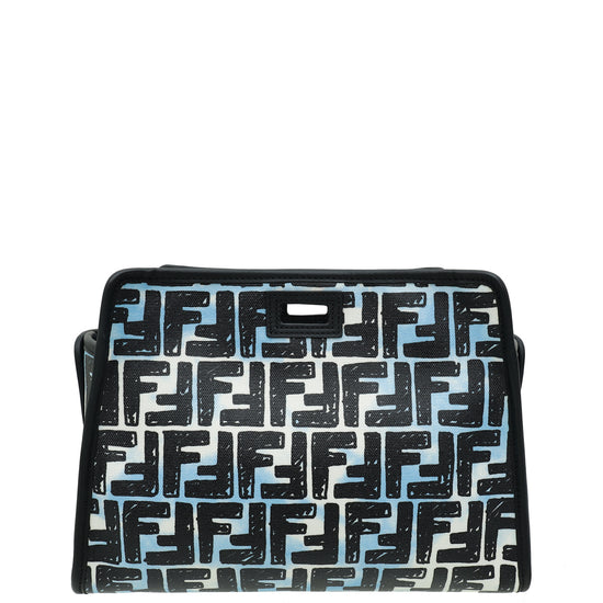 Fendi Black Logo Print  Peekaboo Defender Cover