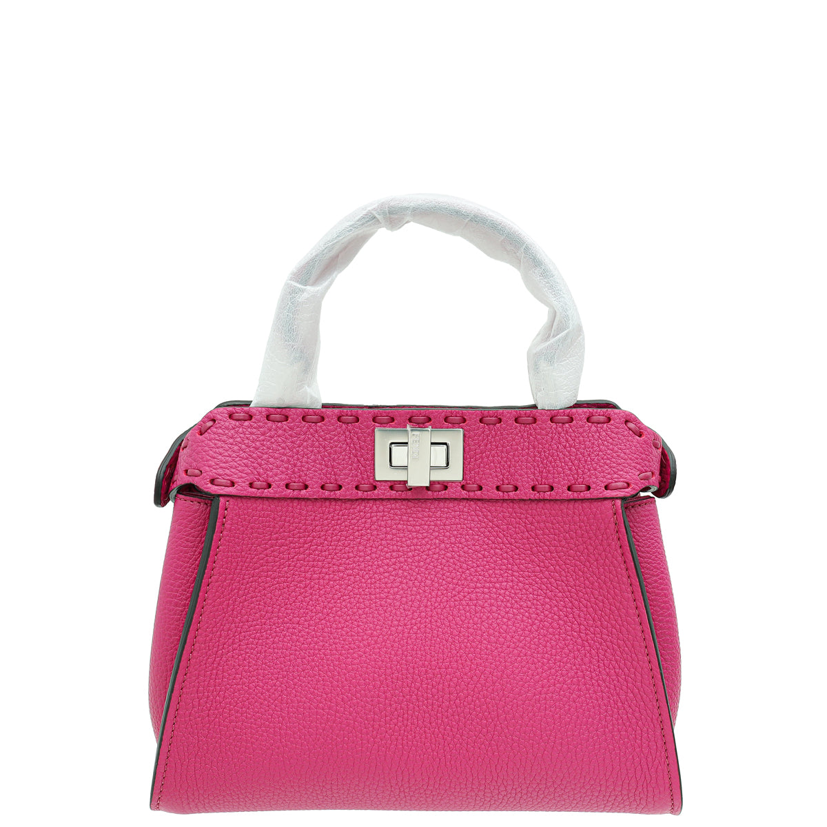 Fendi Fuchsia Selleria Peekaboo Mini Bag-Fendi-THE CLOSET