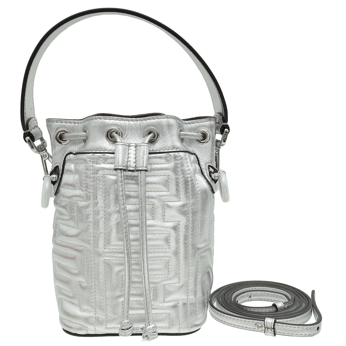 Fendi Metallic Silver x Marc Jacobs Mon Tresor Bag-Fendi-THE CLOSET
