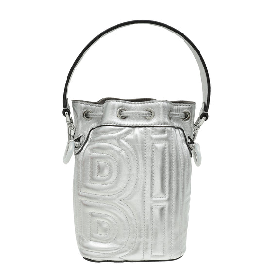 Fendi Metallic Silver x Marc Jacobs Mon Tresor Bag