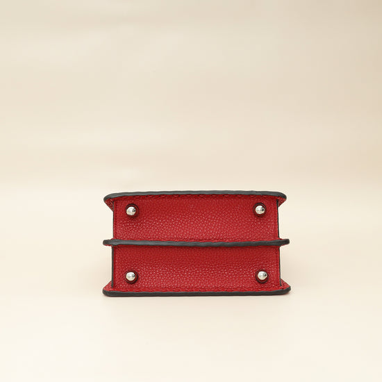Fendi Red Selleria Peekaboo ISeeU Petite Bag-Fendi-THE CLOSET