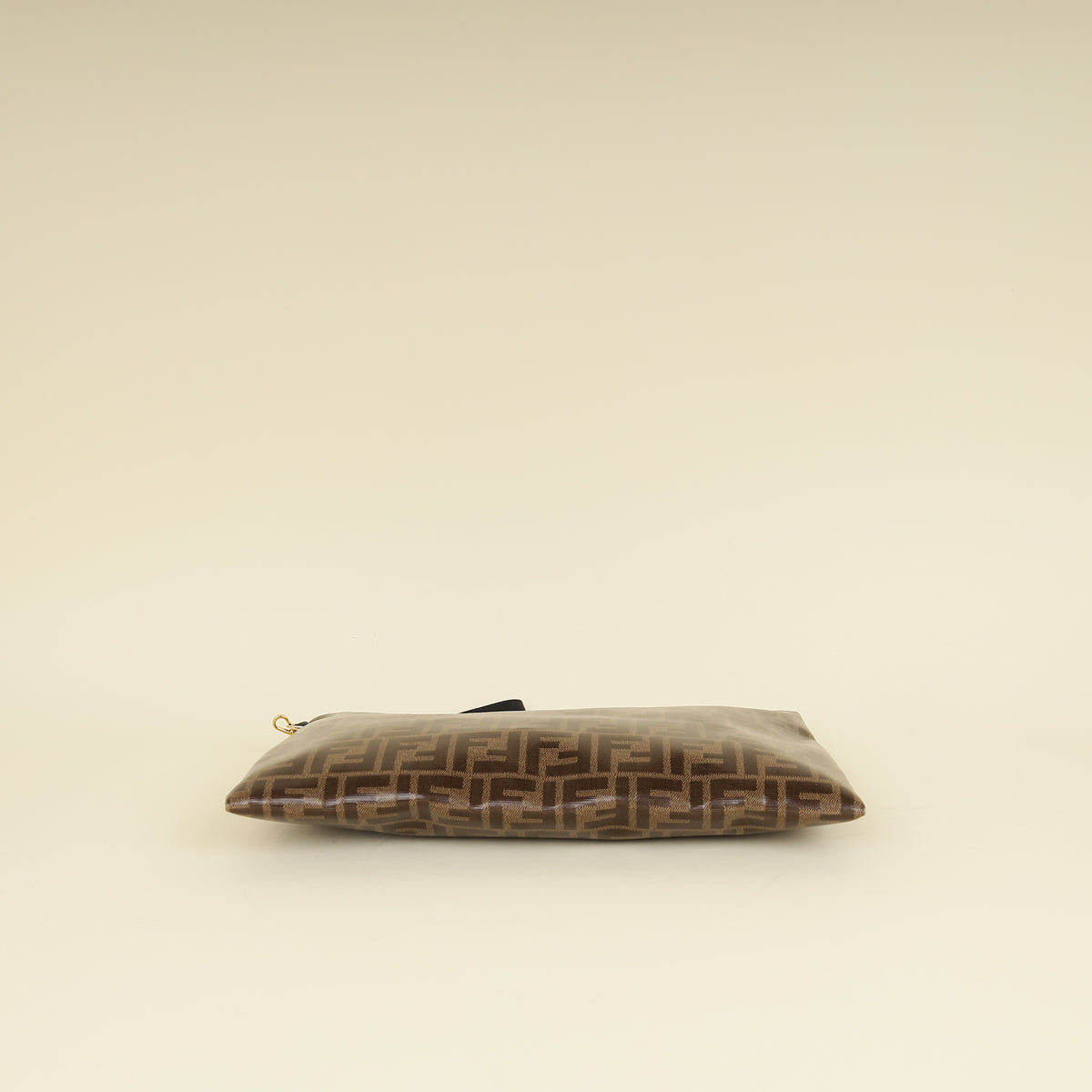 Fendi Brown FF Large Flat Wristlet Pouch-Fendi-THE CLOSET