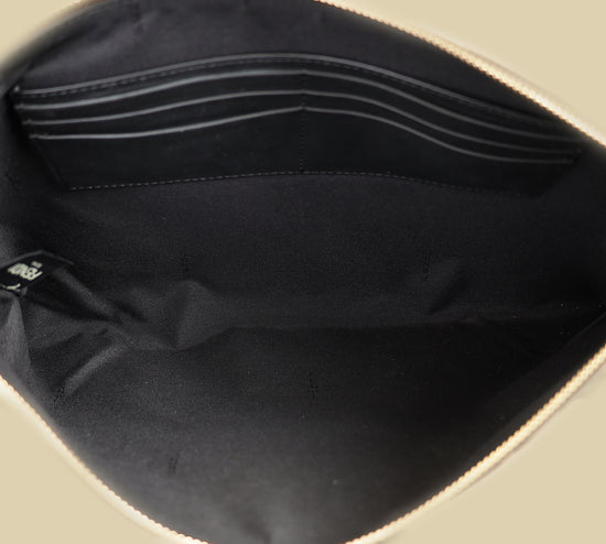 Fendi Brown FF Large Flat Wristlet Pouch-Fendi-THE CLOSET