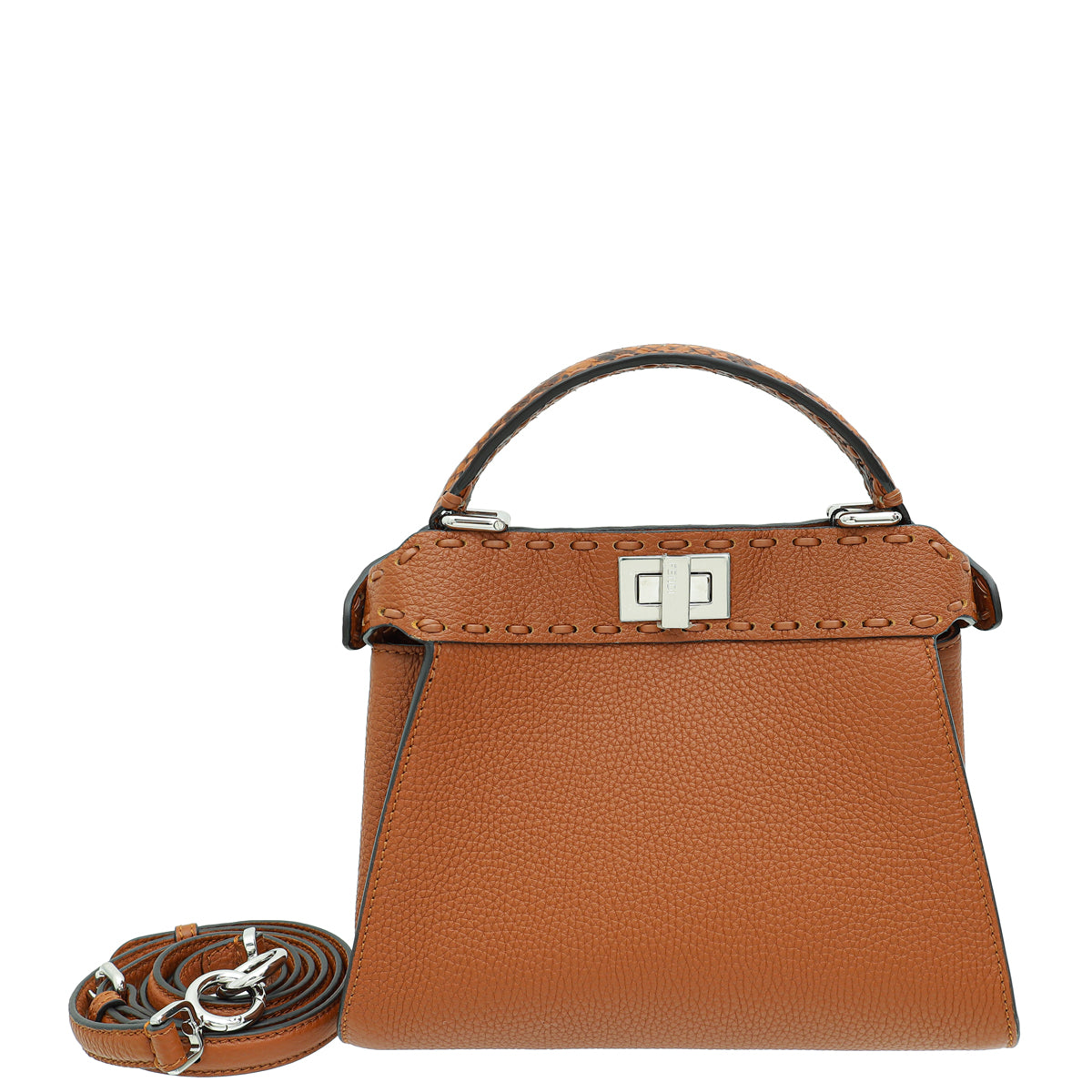 Fendi Bicolor Selleria Peekaboo Mini Bag-Fendi-THE CLOSET