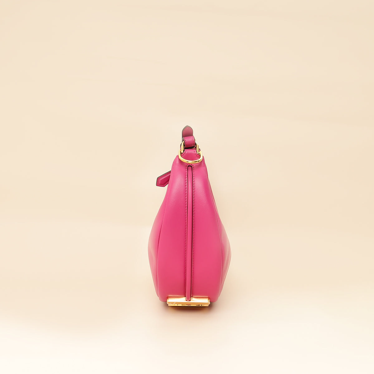 Fendi Hot Pink Vitello Grace Fendigraphy Hobo Medium Bag-Fendi-THE CLOSET