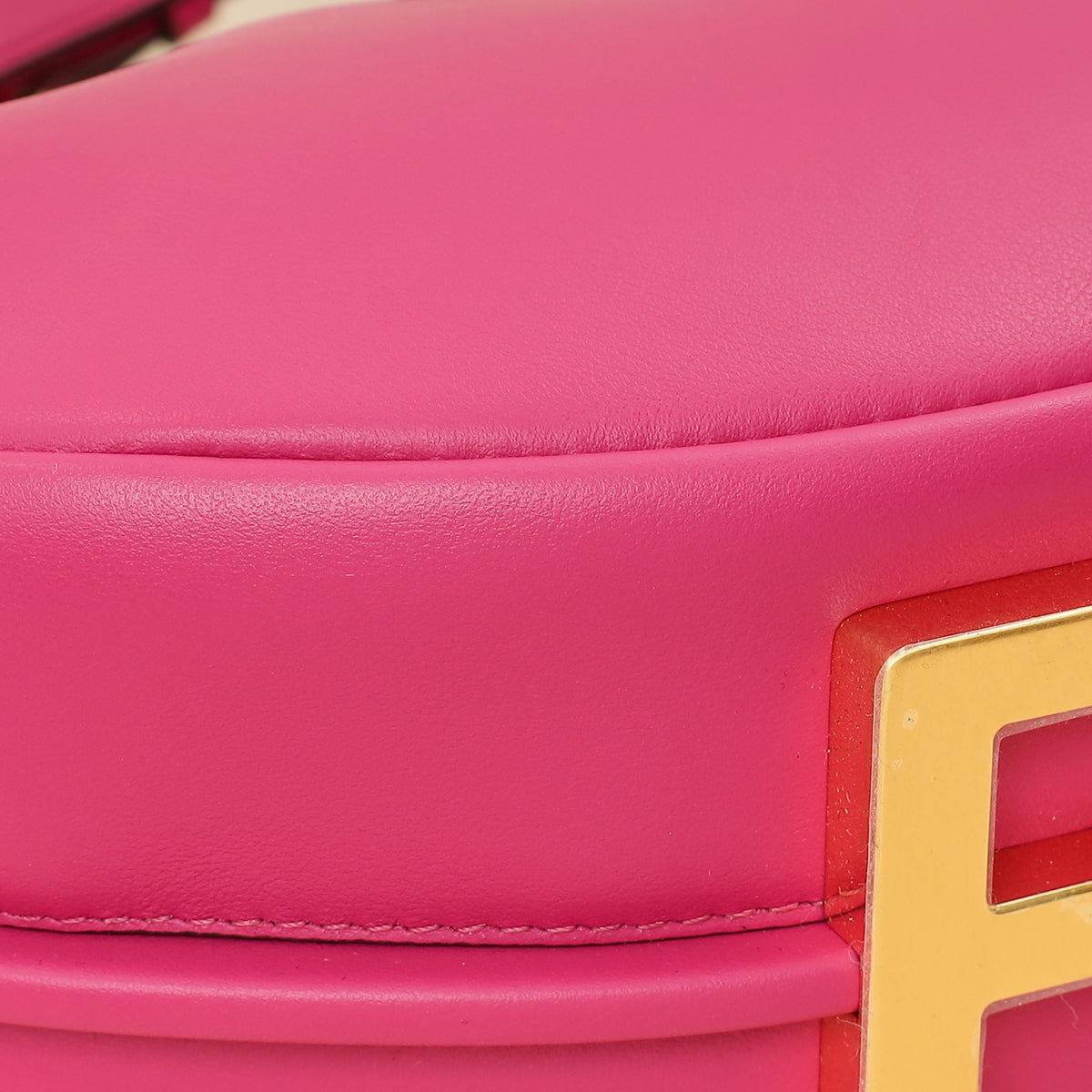 Fendi Hot Pink Vitello Grace Fendigraphy Hobo Medium Bag-Fendi-THE CLOSET