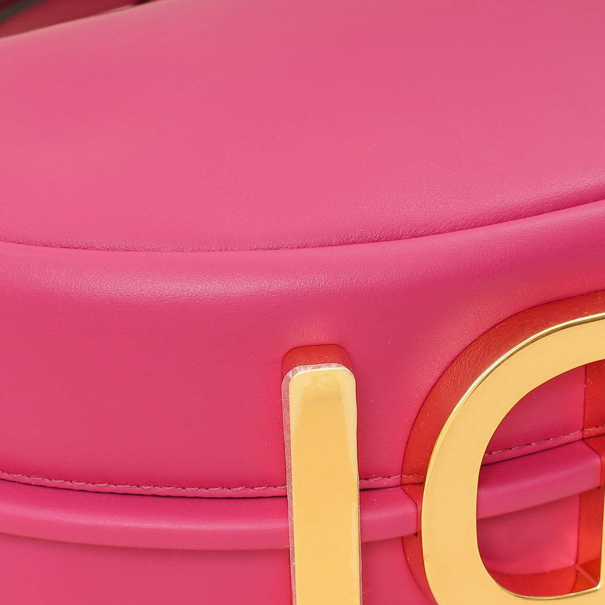 Fendi Hot Pink Vitello Grace Fendigraphy Hobo Medium Bag-Fendi-THE CLOSET