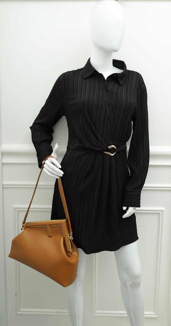 Fendi Caramel First Medium Bag-Fendi-THE CLOSET