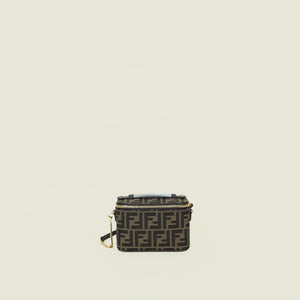 Fendi Tobacco FF Zucca Vanity Bag