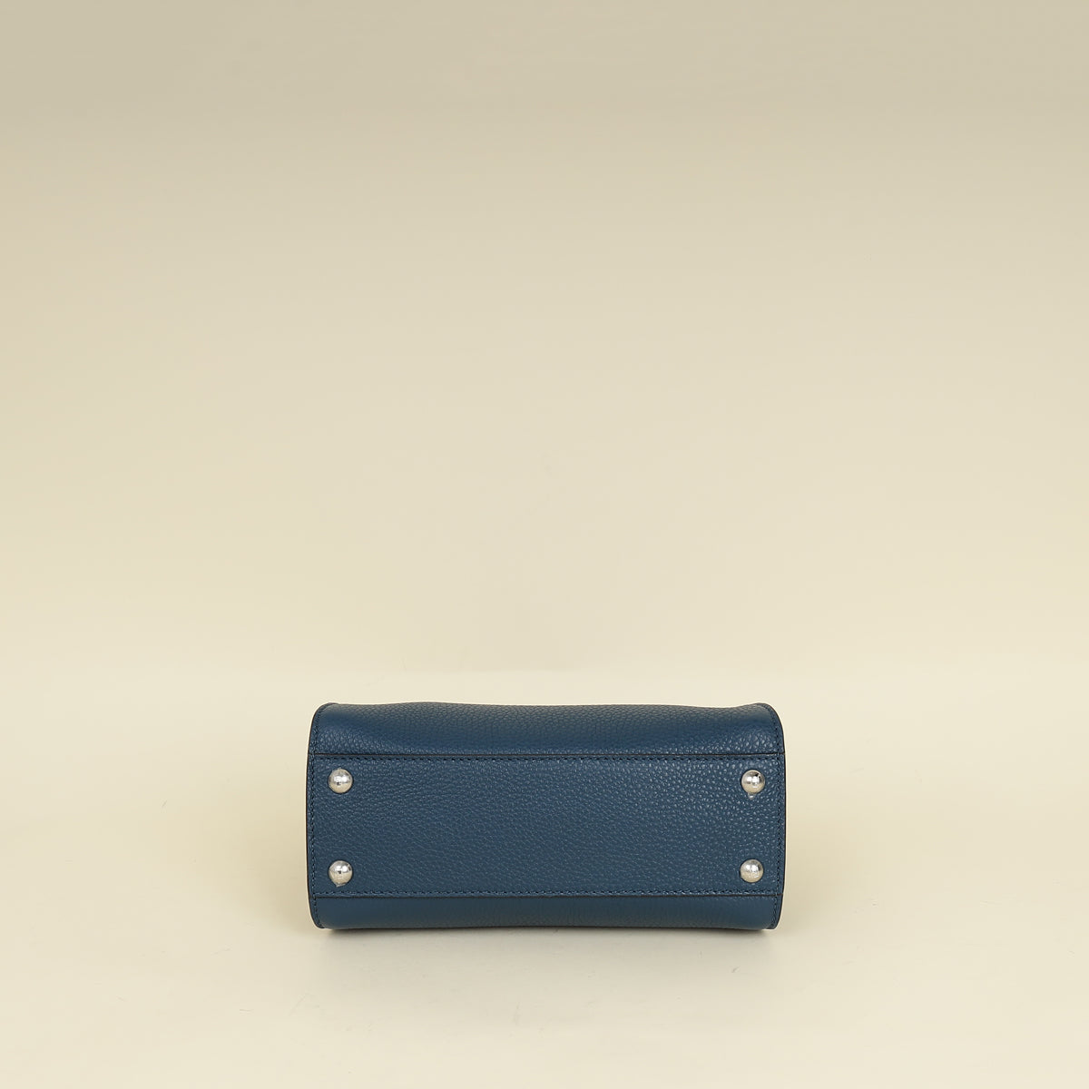 Fendi Dark Teal Selleria Mini Peekaboo Bag-Fendi-THE CLOSET