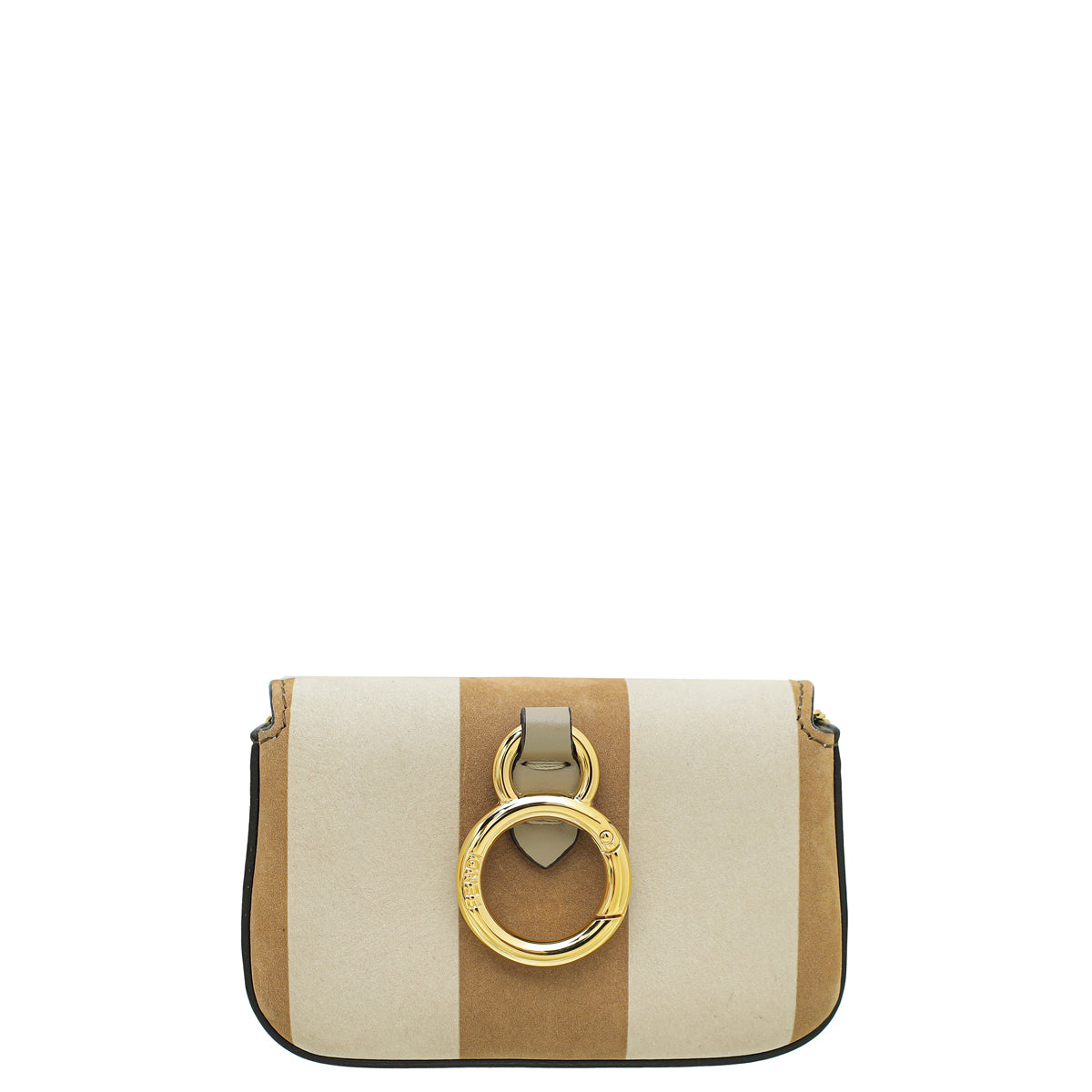 Fendi Beige Pequin Suede Nano Baguette Bag Charm-Fendi-THE CLOSET