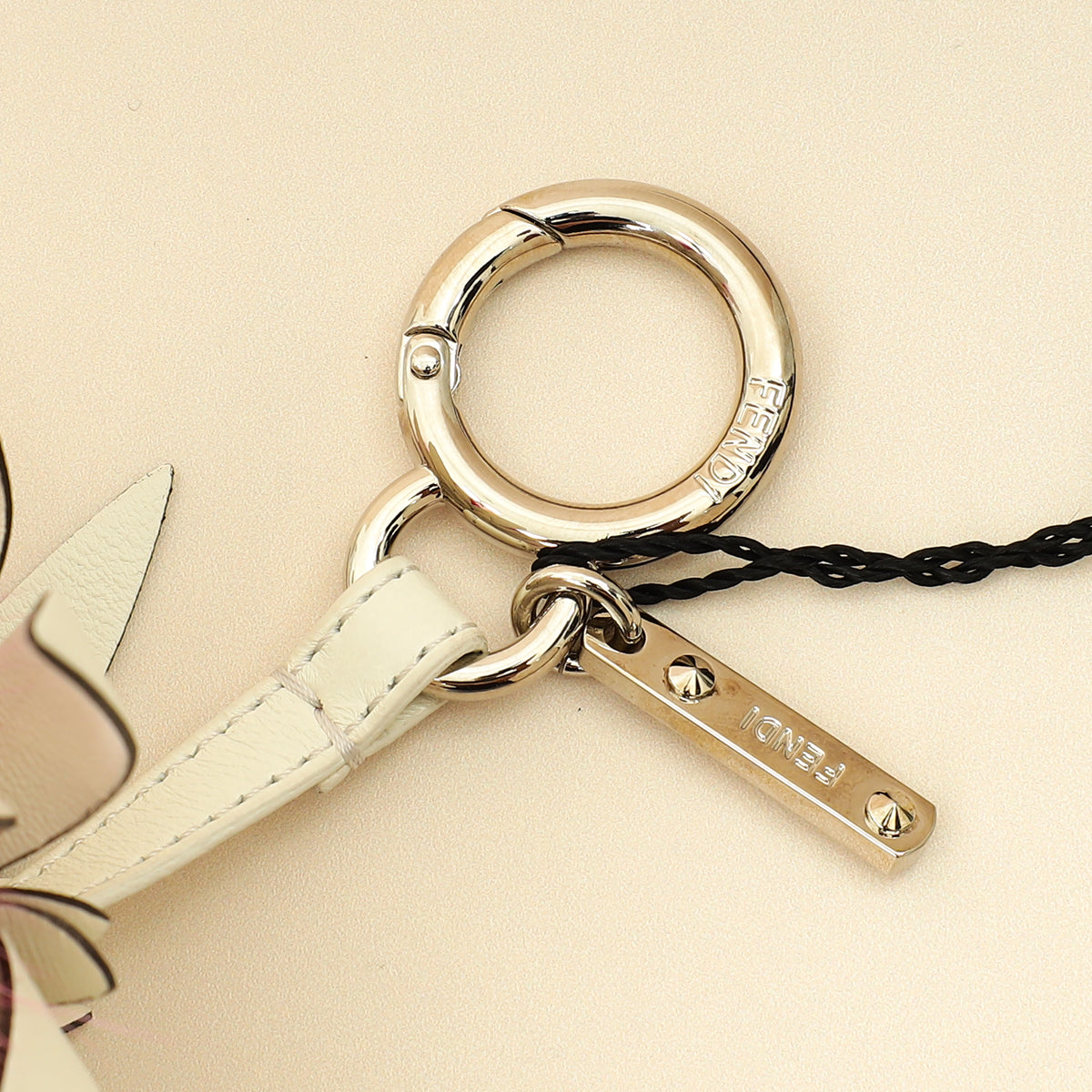 Fendi Bicolor Fruits Pineapple Fox Bag Charm-Fendi-THE CLOSET