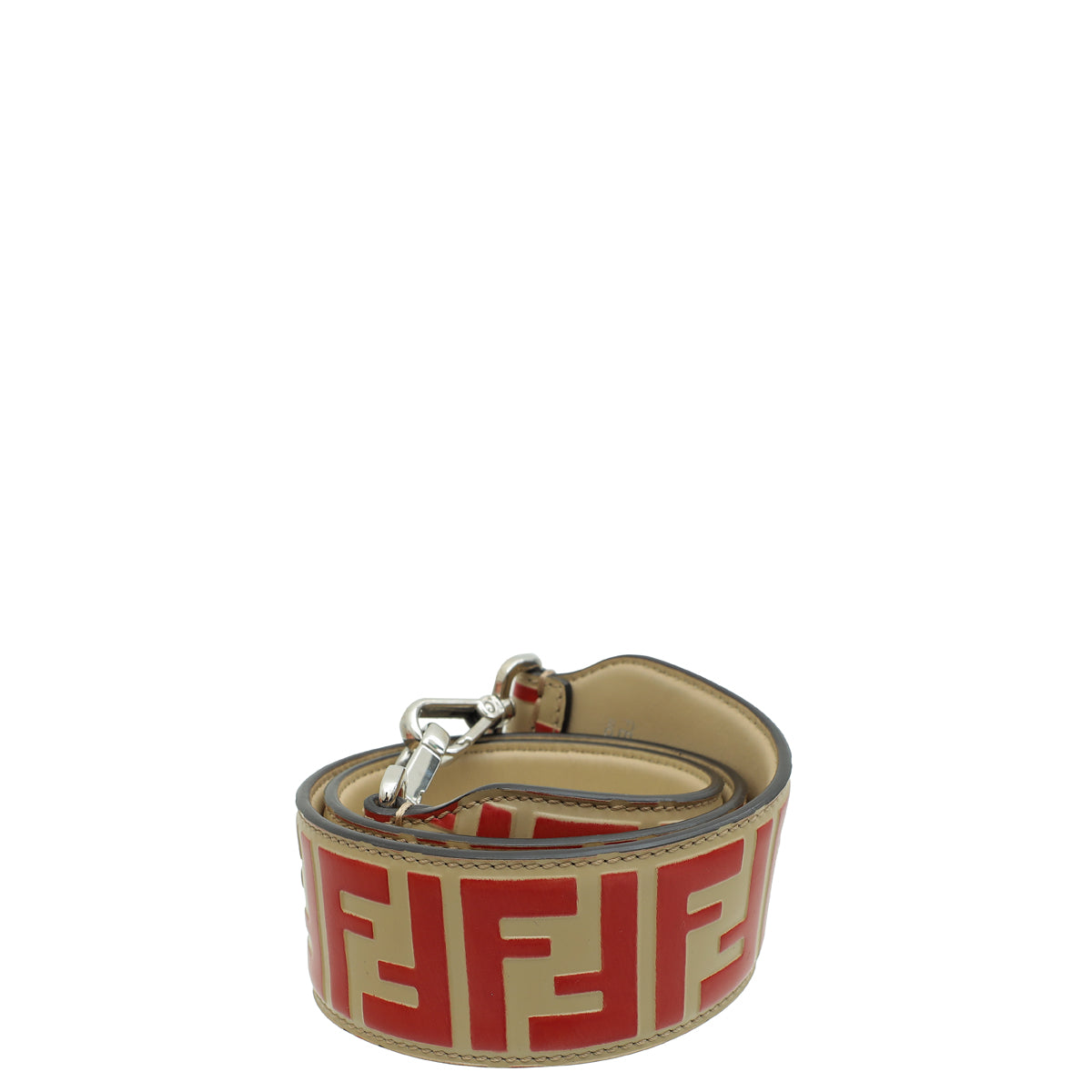 Fendi Bicolor FF Embossed Strap You Bag Shoulder Strap-Fendi-THE CLOSET