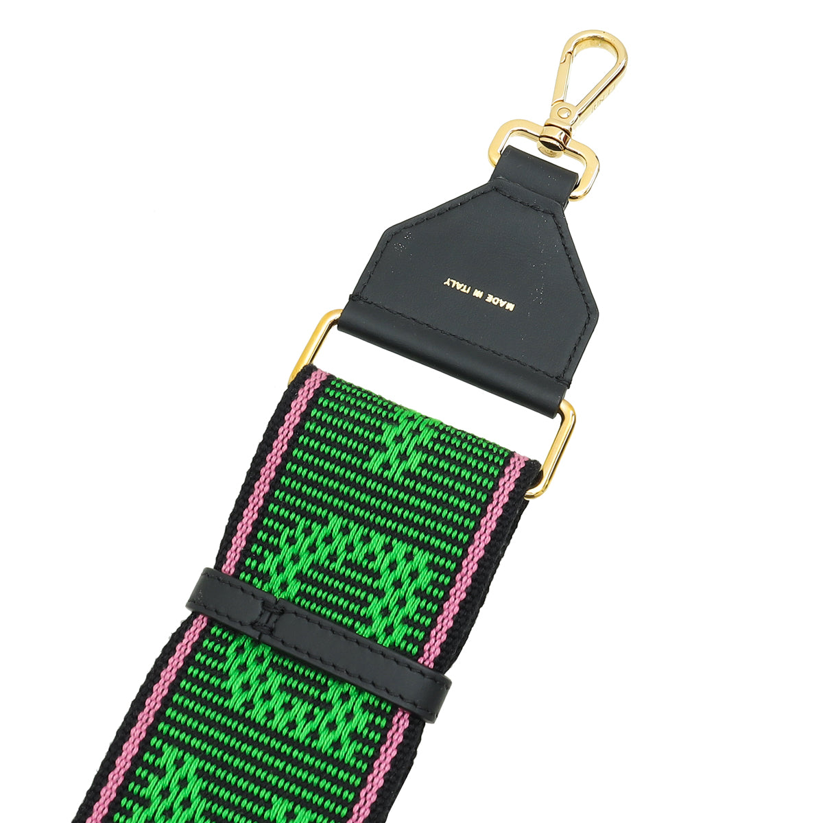 Fendi Green Multicolor Strap You Jacquard Adjustable Shoulder Bag Strap