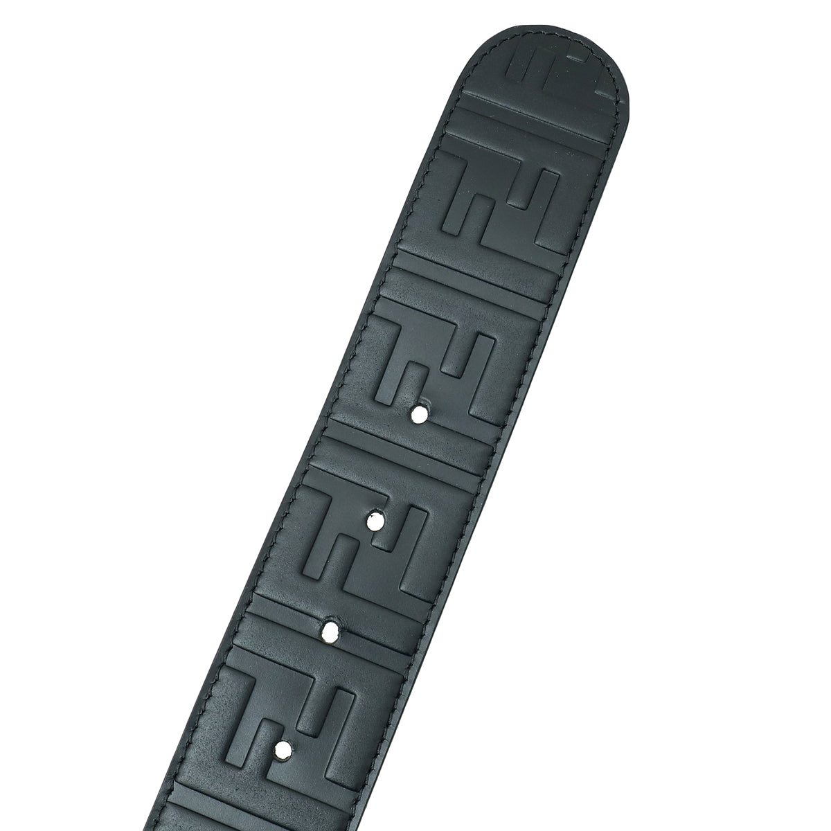 Fendi Black Zucca Embossed F is Fendi 40mm Belt 30