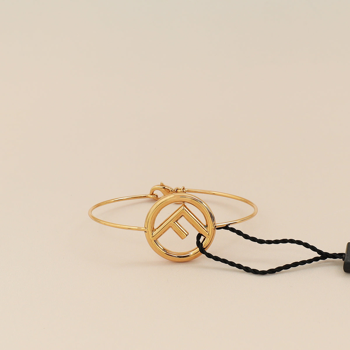 Fendi Gol F Is Logo Narrow Small Bangle