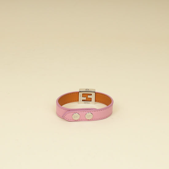 Fendi Bicolor Vitello Elite FF Reversible Bracelet-Fendi-THE CLOSET