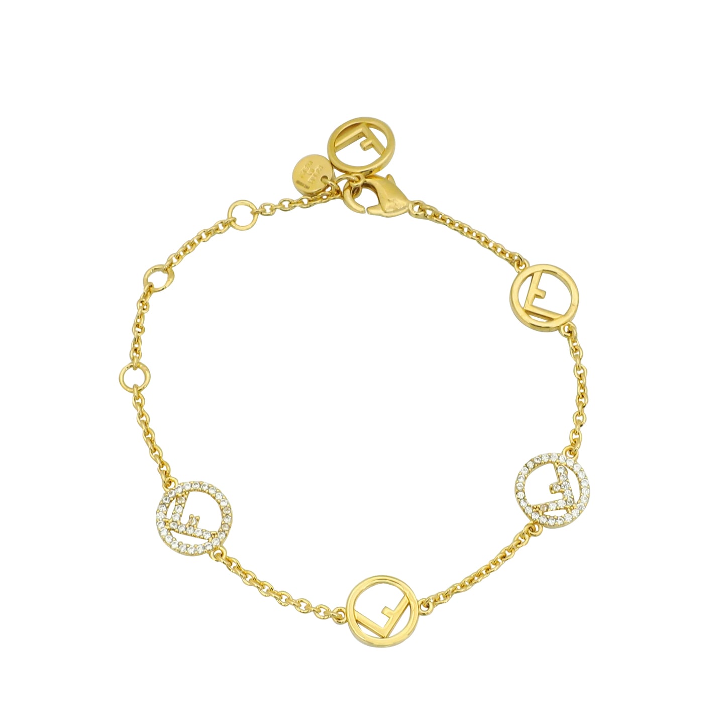 Fendi Gold Finish F is Fendi Bracelet