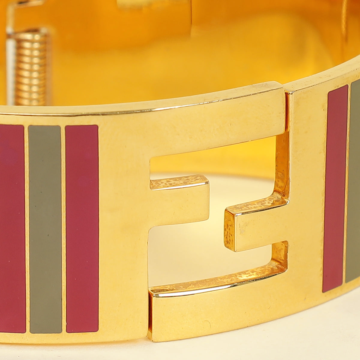 Fendi Multicolor FF Fendista Wide Bracelet-Fendi-THE CLOSET