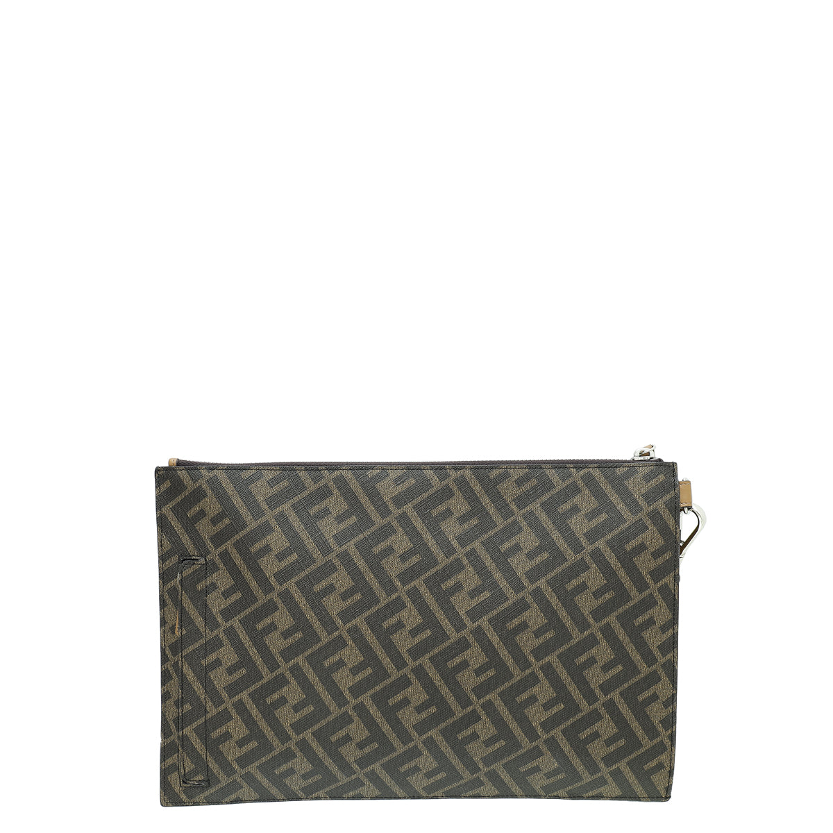 Fendi Tricolor FF Diagonal Flat Pouch-Fendi-THE CLOSET