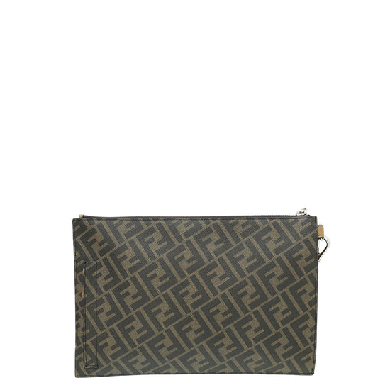 Fendi Diagonal Wristlet Pouch