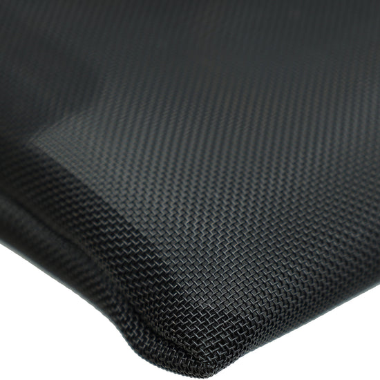 Fendi Black Logo Mesh Wristlet Pouch-Fendi-THE CLOSET