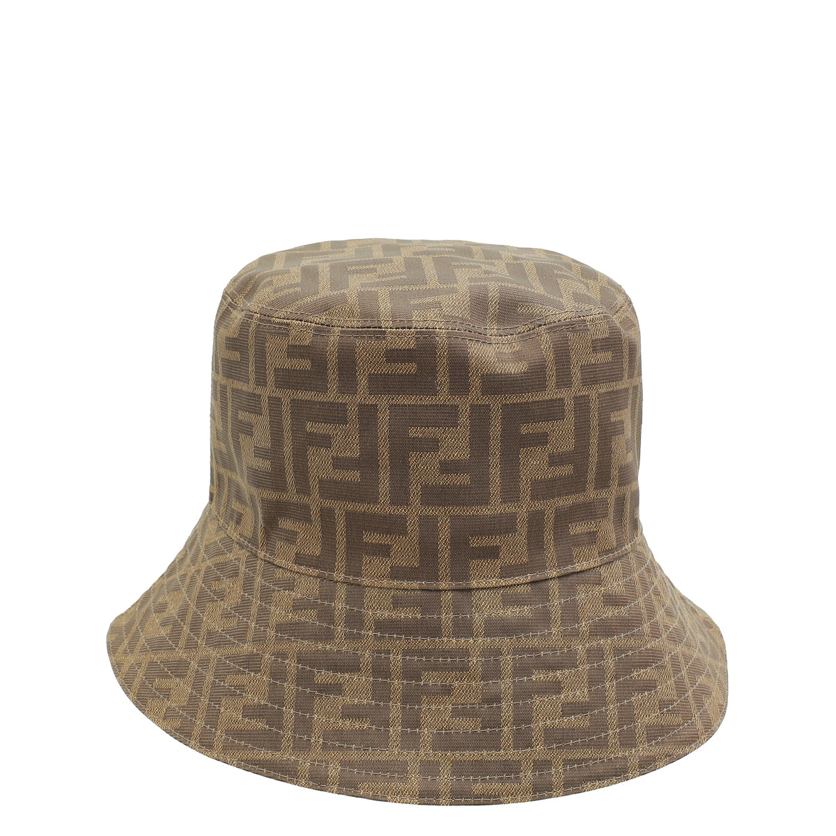 Fendi Brown Reversible Zucca Bucket Hat