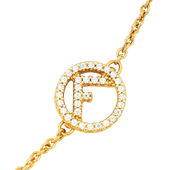 Fendi White F Is Fendi Pearl Necklace