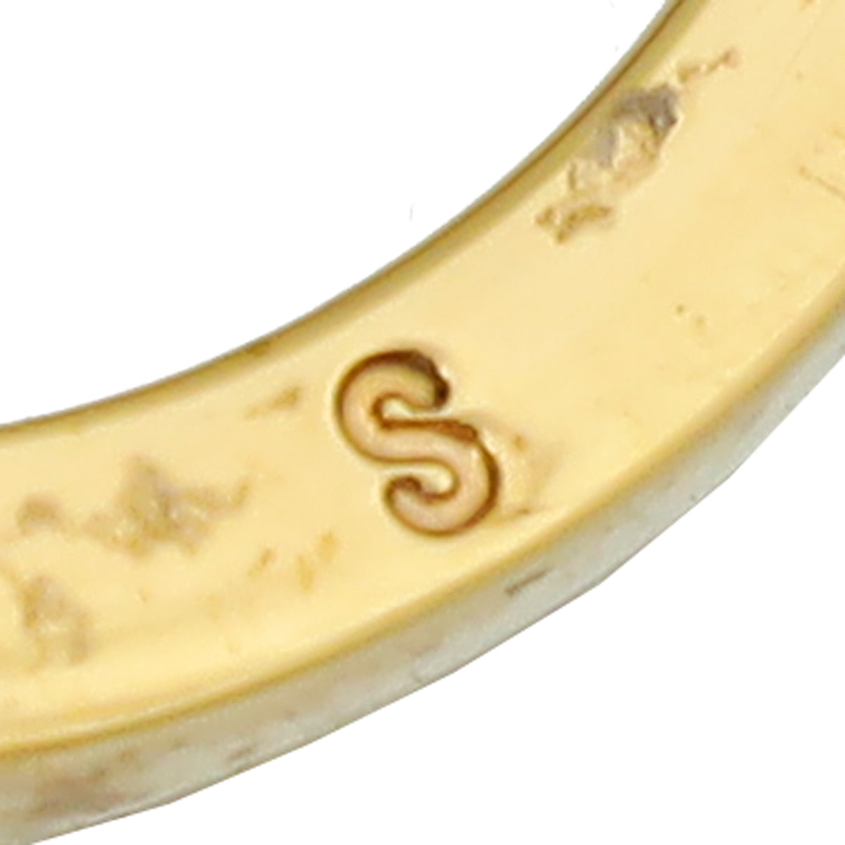 Fendi Gold Double Charm Ring S/50